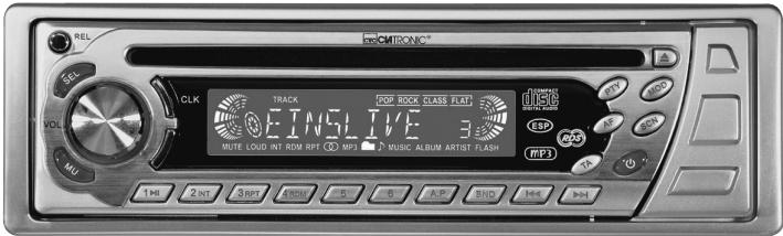 CLATRONIC AR 687 - Autoradio mit CD-Player - 1