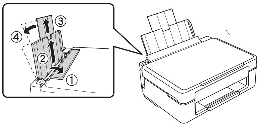 EPSON XP 225 - Chargement du papier dans la source Alim. papier arrière - 1