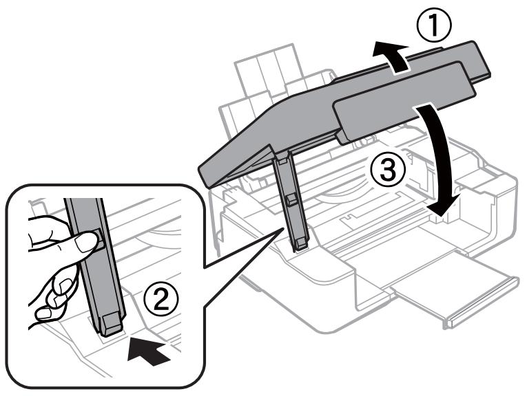 EPSON XP 225 - Fermez le scanner. - 1