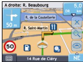 NAVMAN F10 - Écrans de consultation de carte - 1