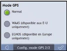 NAVMAN F10 - Configuration du mode GPS - 2
