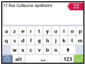 NAVMAN F10 - Comment enregistrer un favors ou Chez moi ? - 2