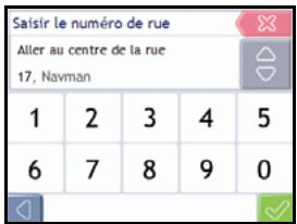 NAVMAN F10 - Utilisation de l'écran Recherche de la destination - 2