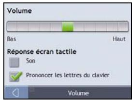 NAVMAN F10 - Comment régler le volume? - 1