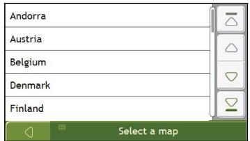 NAVMAN F360 - Select the country - 1