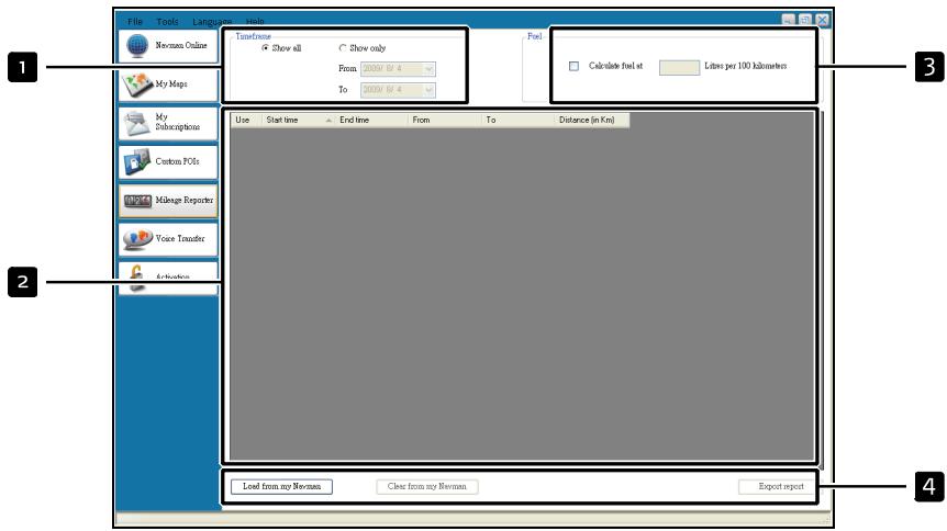 NAVMAN F360 - Mileage Reporter - 1