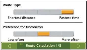 NAVMAN F410 - Route Calculation 1/5 - 4