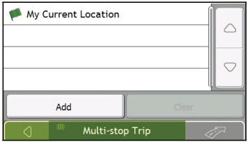 NAVMAN F410 - Case Study: How do I navigate to multiple addresses? - 2