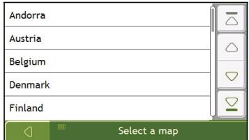 NAVMAN F410 - Select the country - 1