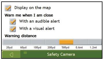 NAVMAN F410 - POI Alerts - 3