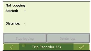 NAVMAN F410 - How do I view my trip logs? - 13