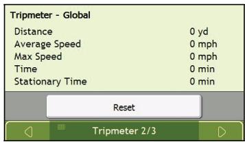 NAVMAN F410 - How do I view statistics of my trips to date? - 2