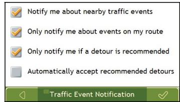 NAVMAN F460 - Traffic Event Notification - 3