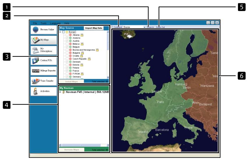 NAVMAN F460 - My Maps - 1
