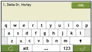 NAVMAN F460 - How do I save a Favourite or My Home? - 2