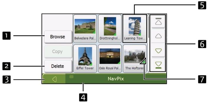 NAVMAN F460 - Album management - 8