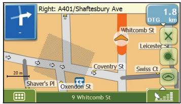 NAVMAN F460 - How do I avoid an area? - 1