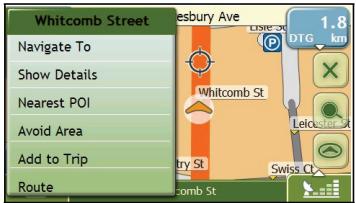 NAVMAN F460 - How do I skip a waypoint during a multi-stop trip? - 1