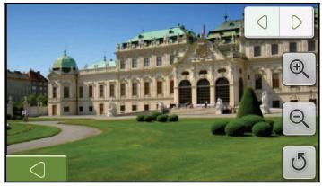 NAVMAN F460 - How do I view a NavPixTM in full-screen? - 1