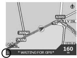 NAVMAN ICN620 - To confirm you have a GPS fix - 1