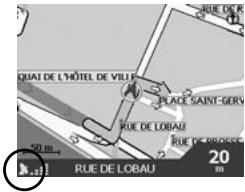 NAVMAN ICN620 - Pour confirmer l'obtention d'une association GPS - 2
