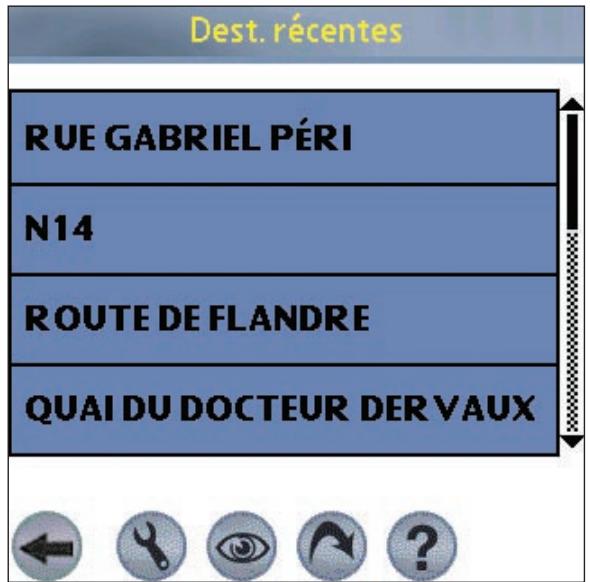 NAVMAN SMART ST V3 - Vers une destination récente - 1