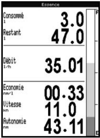 NAVMAN TRACKER 5100 - Modifier la nature des données affichées - 1