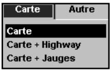 NAVMAN TRACKER 5380I & TRACKER 5380 - Menu et écrans Carte - 1