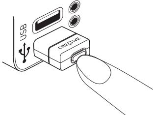 CREATIVE BLUETOOTH AUDIO BT-D1 - Pour rétablir la connexion à un périhérique qui a déjà été apparié - 4