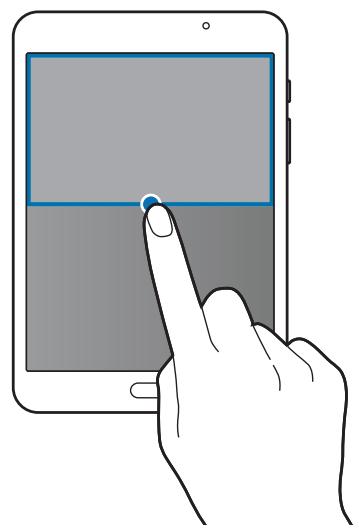 SAMSUNG SM-T710 - Démarrer l'affichage contextuel depuis l'écran partagé - 1
