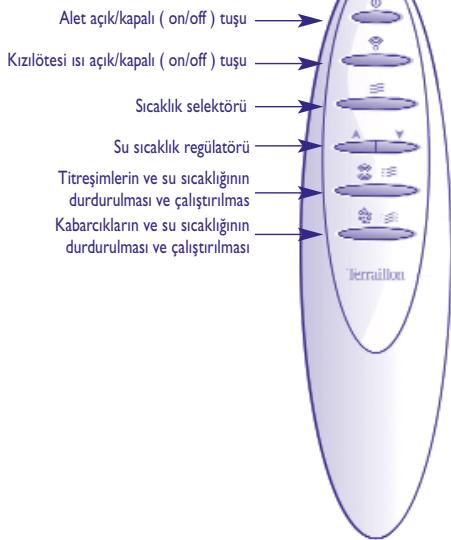TERRAILLON TONIC 3 - Uzaktan kumandanin kullanilmasi - 1