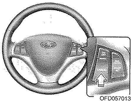 HYUNDAI I30 2008 - Pour accélérer momentanément avec le régulateur de vitesse activé : - 1