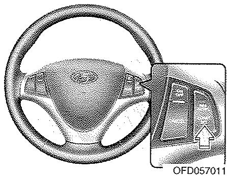 HYUNDAI I30 2008 - Pour augmenter la vitesse du régulateur de vitesse : - 1