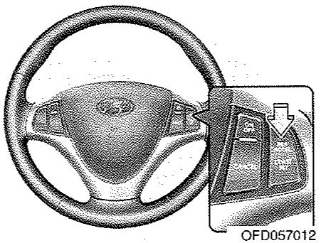 HYUNDAI I30 2008 - Pour annuler la régulation de la vitesse, effectuez l'une des opérations suivantes : - 1