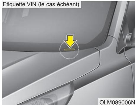 HYUNDAI IX35 2010 - NUMÉRO D'IDENTIFICATION DU VÉHICULE (VIN) - 2