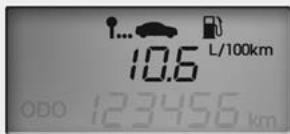 HYUNDAI IX35 2010 - Distance restante (km ou mi.) - 2