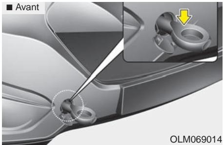 HYUNDAI IX35 2010 - Retirer le crochet de remorquage (arrière) (le cas échéant) - 1