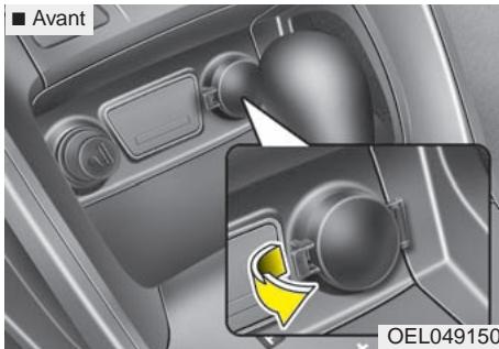 HYUNDAI IX35 2010 - ATTENTION - Lumière du miroir de courtoisie (le cas échéant) - 1
