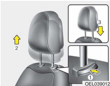 HYUNDAI IX35 2010 - Réglage de la hauteur - 1