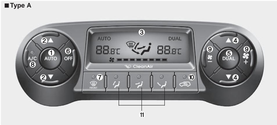 HYUNDAI IX35 2010 - SYSTÉME DE COMMANDE AUTOMATIQUE DE LA CLIMATISATION (LE CAS ÉCHÉANT) - 1