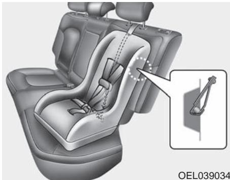 HYUNDAI IX35 2010 - Systeme de retenue pozur enfants adapat a la position du siege - 2
