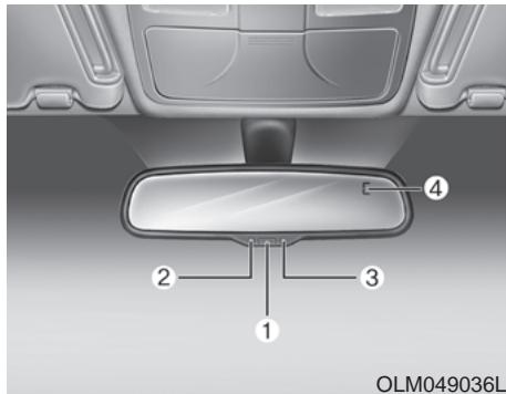 HYUNDAI IX35 2010 - Pour actionner le rétroviseur électrique : - 1