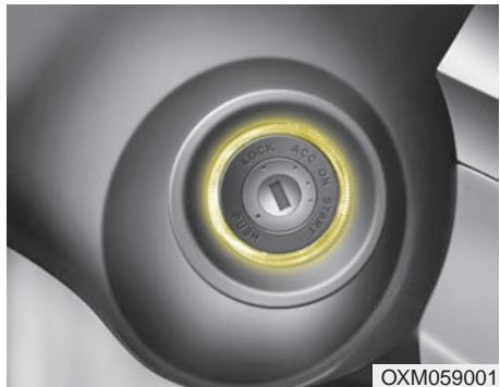HYUNDAI IX35 2010 - POSITIONS DE LA CLÉ - 1