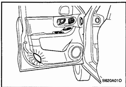 HYUNDAI SANTA FE 2001 - FEU DE BORD DE PORTIERE AVANT (Si installé) - 1