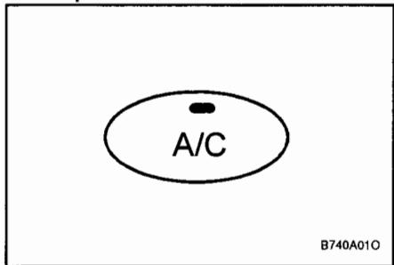 HYUNDAI SANTA FE 2001 - SYSTEME DE CLIMATISATION Interrupteur de Climatisation - 1