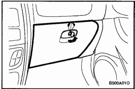HYUNDAI SANTA FE 2001 - BOITE A GANTS - 1