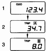 HYUNDAI SANTA FE 2001 - Fonction de l'odomètre numérique/ compteur journalier - 1