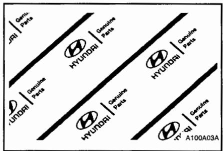 HYUNDAI SANTA FE 2001 - Informations relatives aux pièces d'origine Hyundai - 3