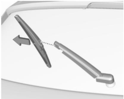 OPEL ASTRA 2016 - Balai d'essuie-glace de la lunette arrière - 1