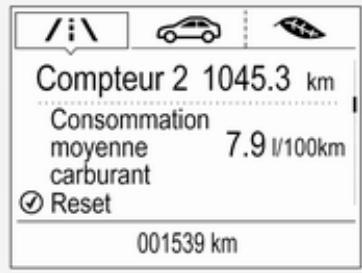 OPEL ASTRA 2016 - Affichage de mi-niveau - 1